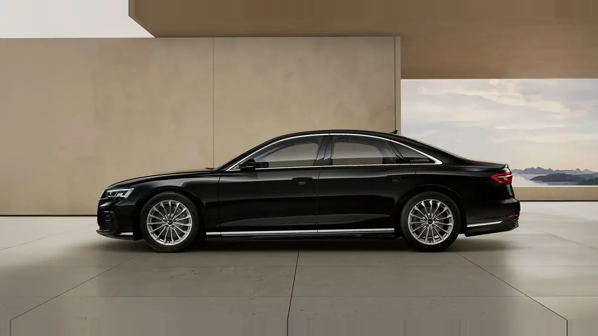 Audi A8 50 TDI 210kW (286CV) Quattro Tiptronic en renting en Málaga — Lateral