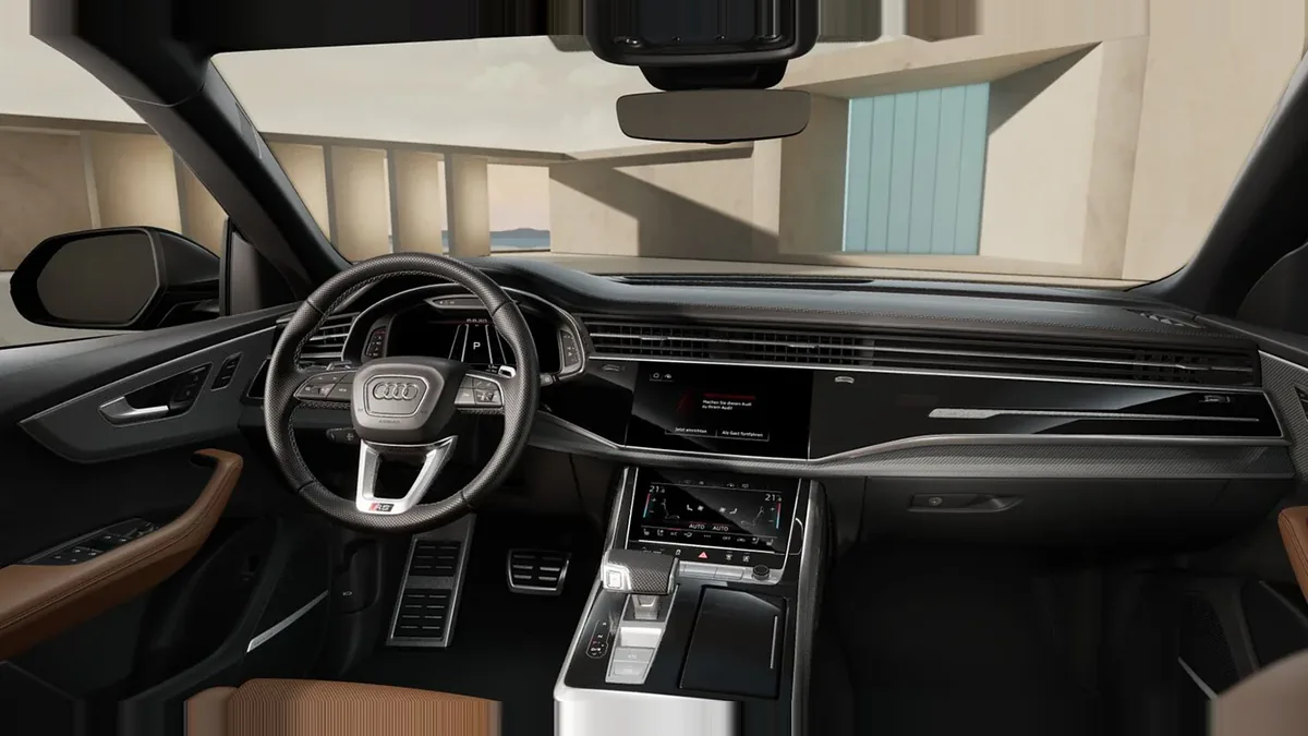 Audi RS Q8 441kW TipTronic en renting en Málaga — Delantera