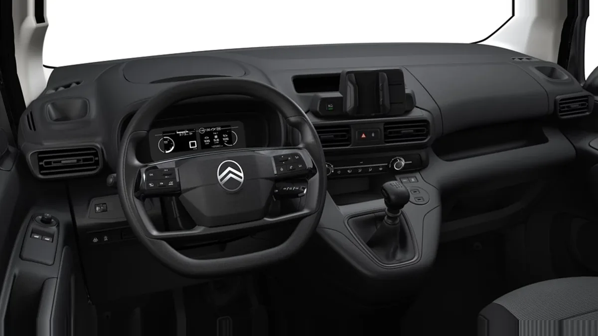 Citroën Berlingo Talla M BlueHDI 100cv van en renting en Málaga — Interior