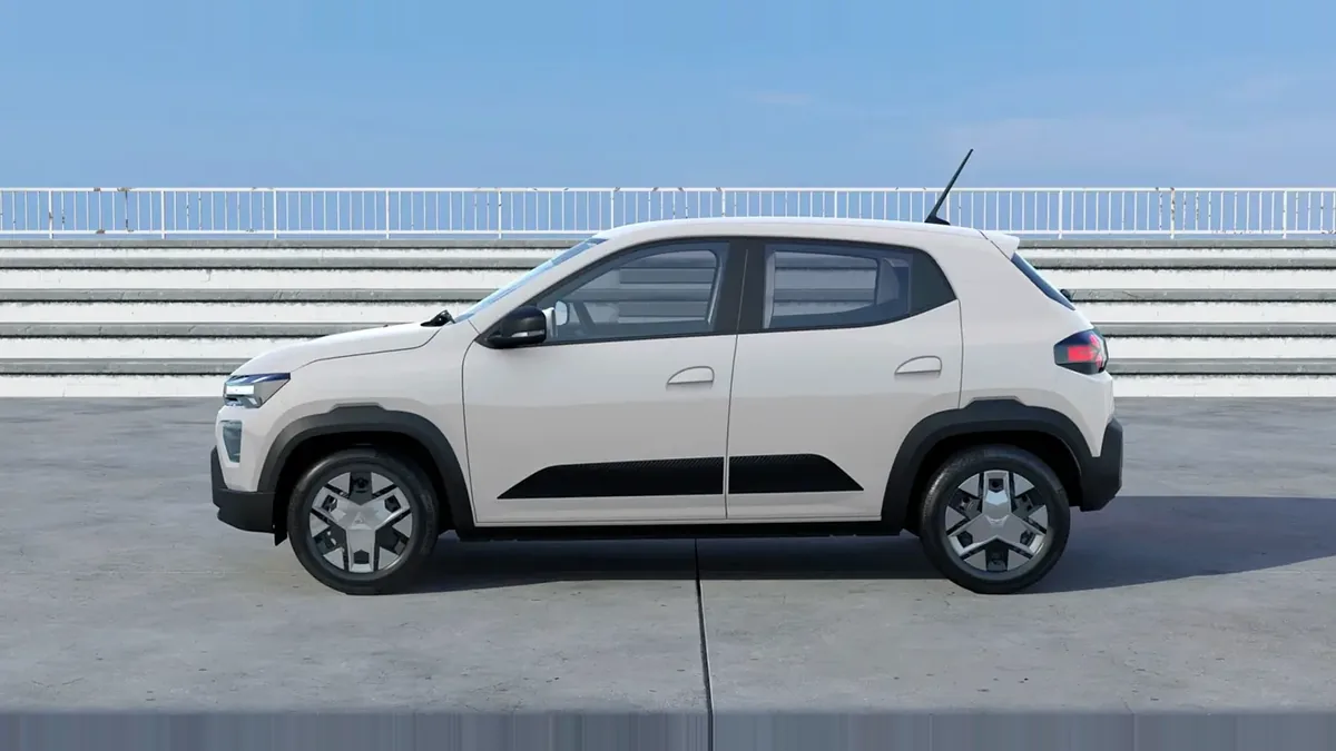 Dacia Spring Expression Electric 33kW (45CV) en renting en Málaga — Lateral