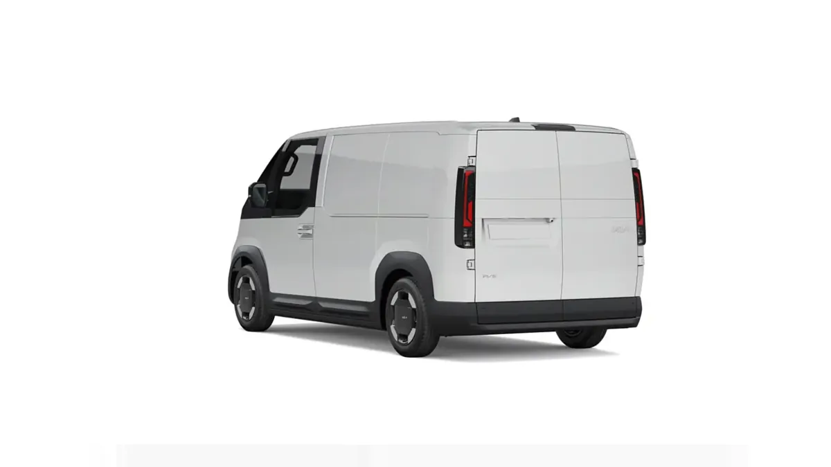 Kia PV5 Cargo L2H1 LR Essential en renting en Málaga — Trasera