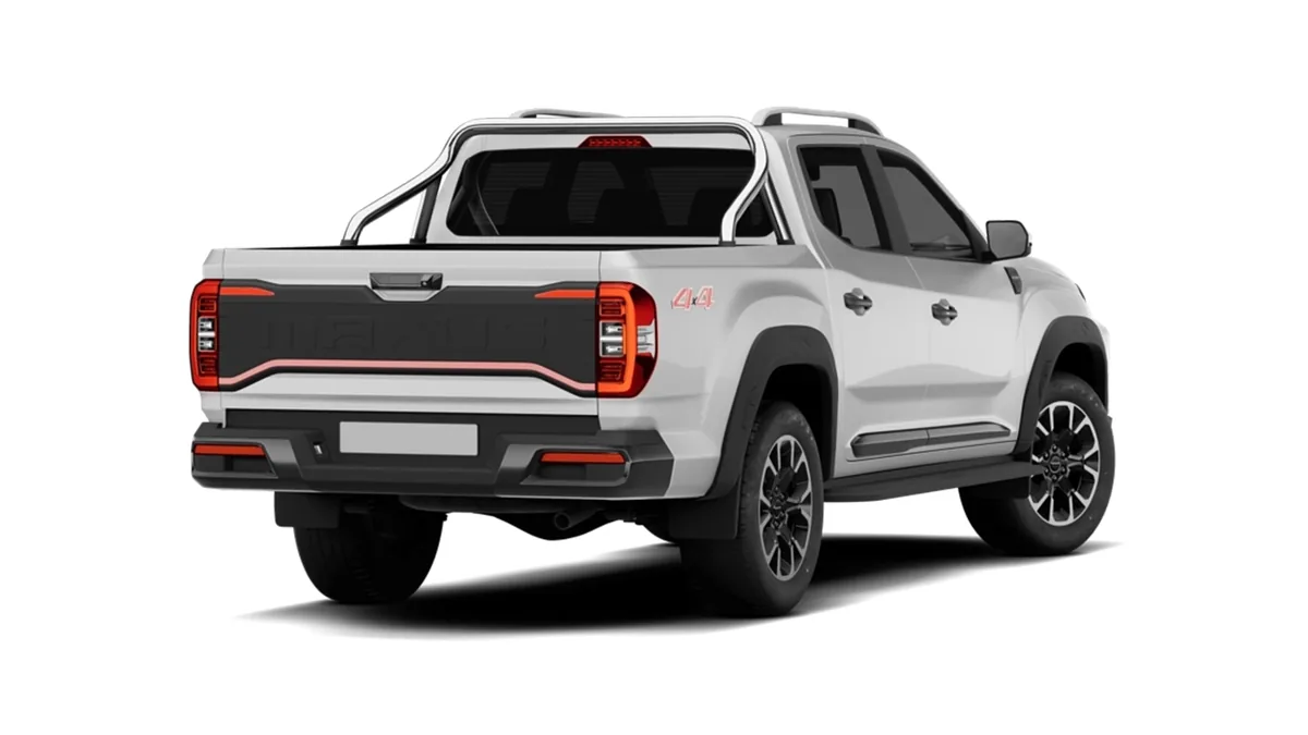 Maxus T60 MAX 4WD 215CV en renting en Málaga — Lateral