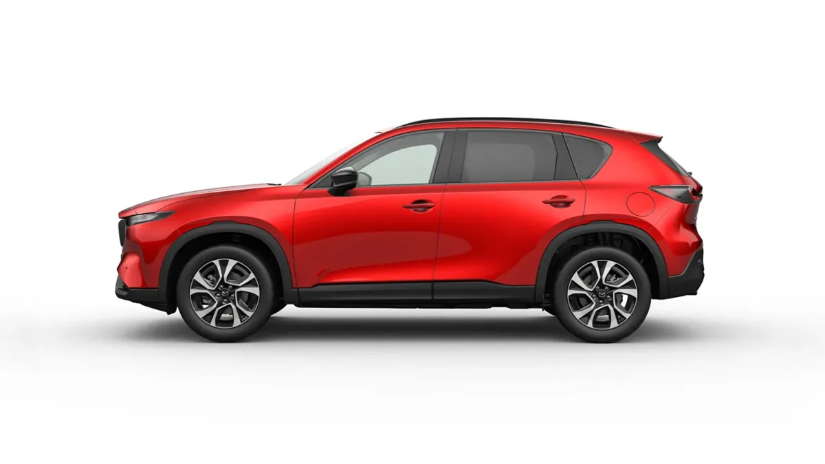 Mazda CX-5 2.5 e-Skyactiv-G MHEV 141cv Centre-Line FWD en renting en Málaga — Lateral
