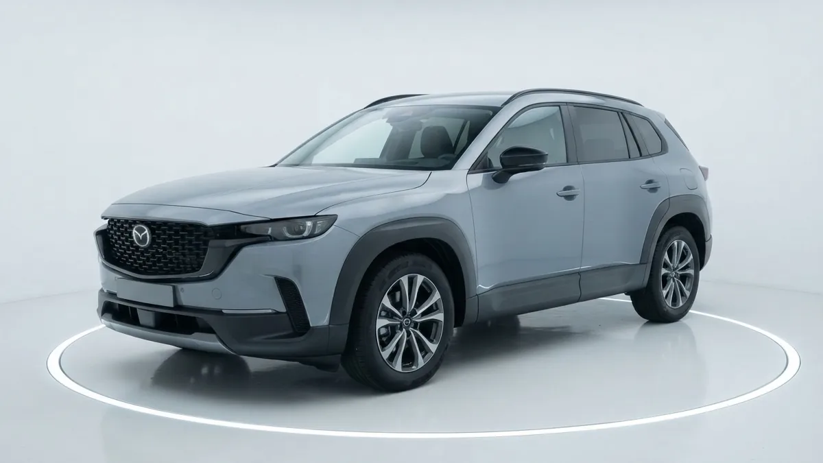 Mazda CX-5 2.5 Sky MHEV 141CV AT FWD Exclusive-Line en renting en Málaga — Lateral