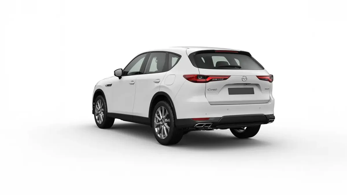 Mazda CX-60 e-Skyactiv D MHEV 147kW RWD 8AT Exclus.-Line en renting en Málaga — Trasera