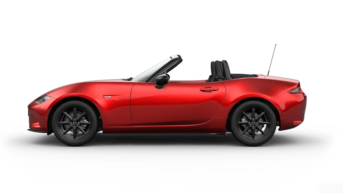 Mazda MX-5 MIATA 1.5 SKYACTIV-G 97kW (132CV) Prime-Line en renting en Málaga — Lateral